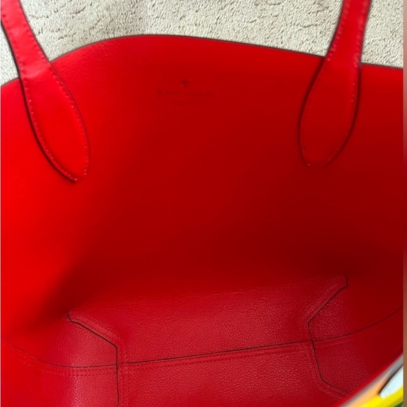 Kate Spade SS22 rainbow ๐ Tote with change purse - Picture 2 of 10